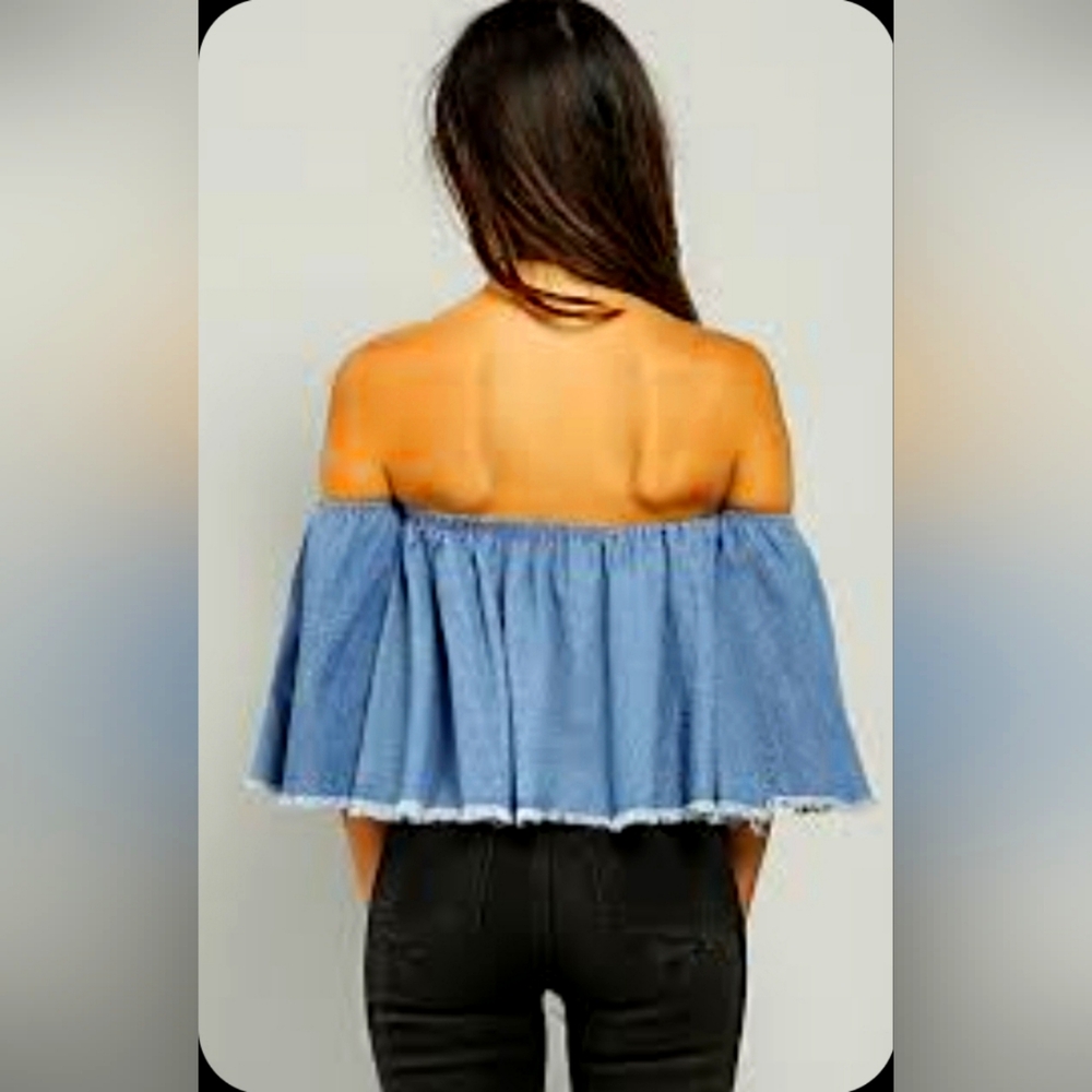 Better.Be Denim top. New - Picture 2 of 8